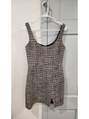 Gianni Bini Tweed Sleeveless Dress Size 4